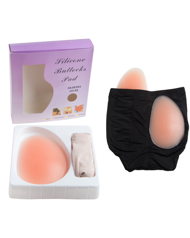 300G Silicone Butt Pads Buttock Enhancer Underwear Silicone Padded Panties for Women