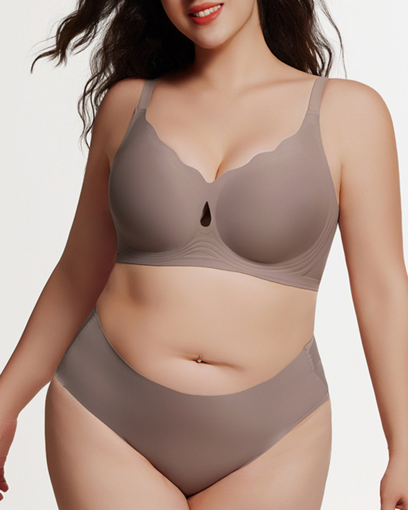 Wire-Free Push-Up Anti-Sagging Backless Bra