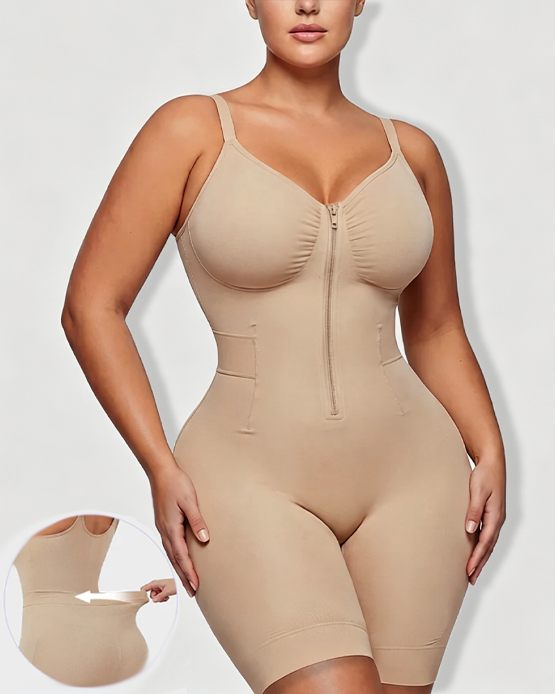 Zip Front Easy Wear Back Release Shapewear